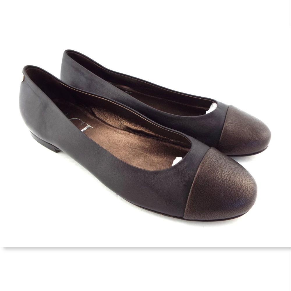 GEMS Made In Italy Leather Cap Toe Ballet Flats main image 0